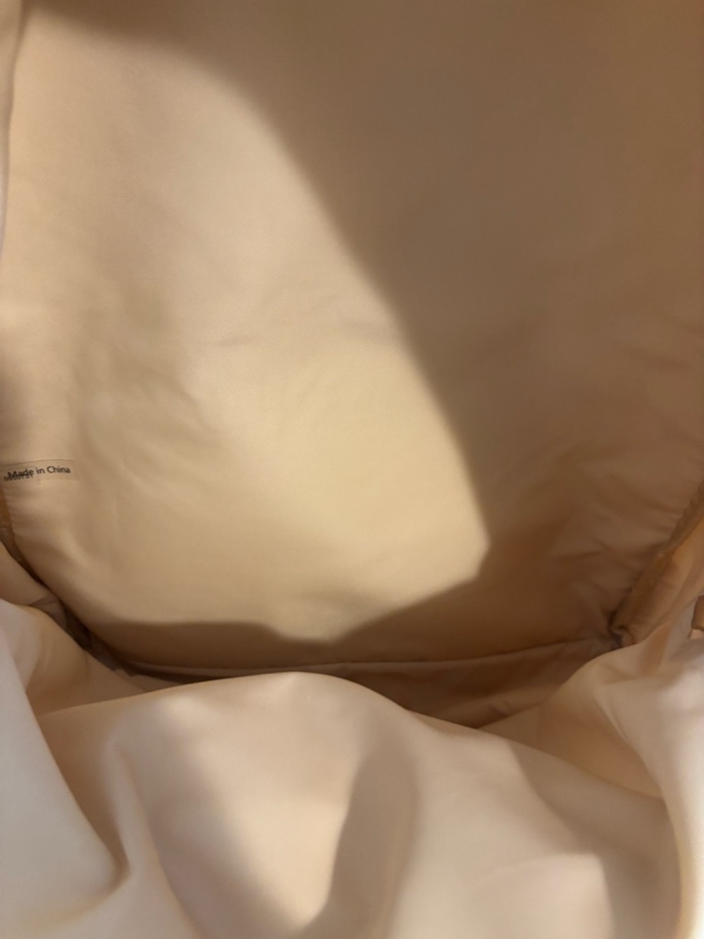 Stoney Clover Lane cream backpack with patches - Picture 12 of 13